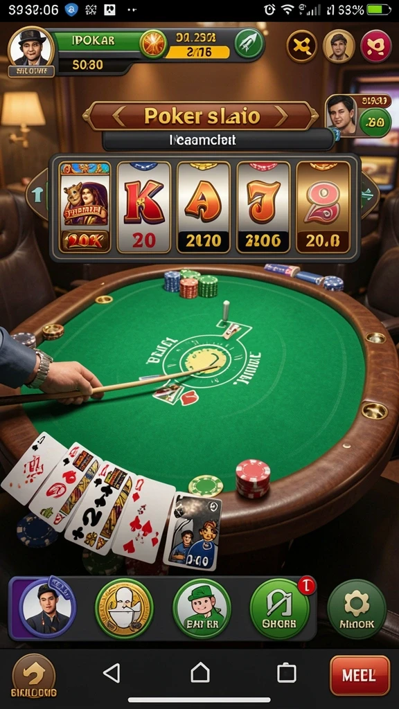 Screenshot aksi pertempuran epik di dalam game.