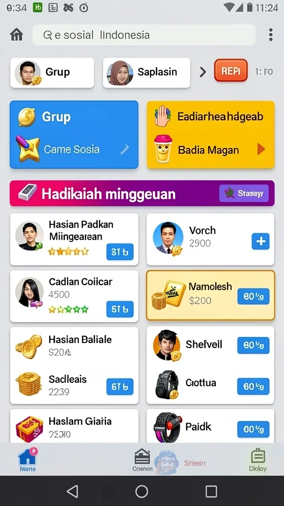Fitur multiplayer yang memungkinkan permainan bersama teman.