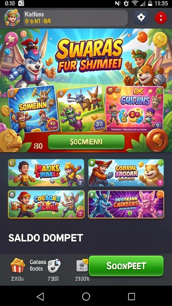Karakter-karakter unik yang bisa dimainkan.