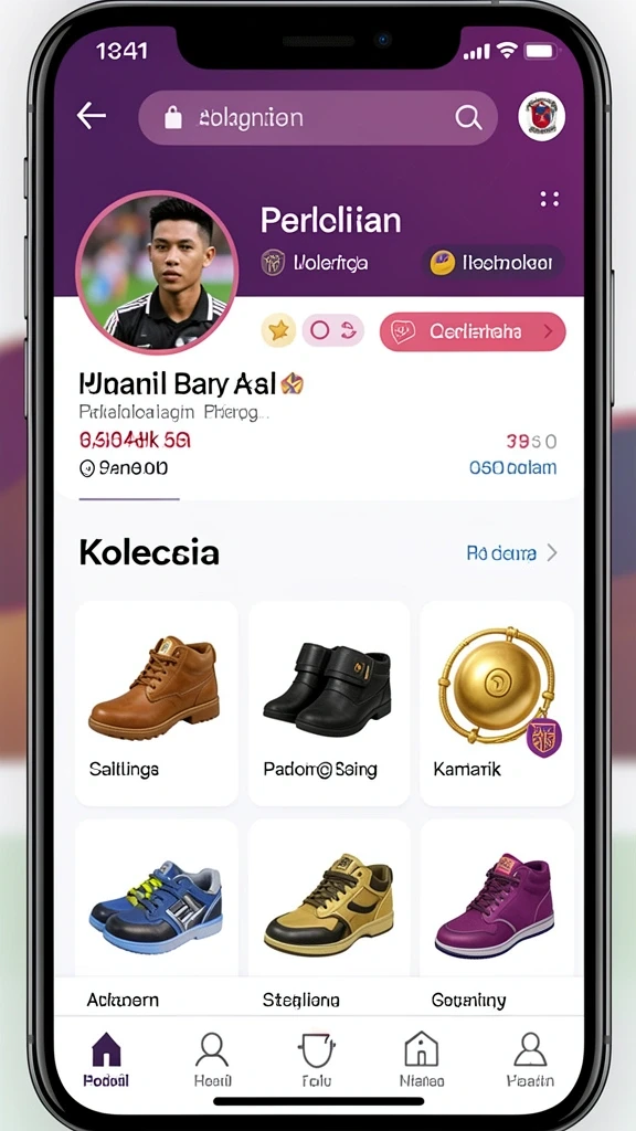 Tampilan awal yang menarik dan mudah dipahami.