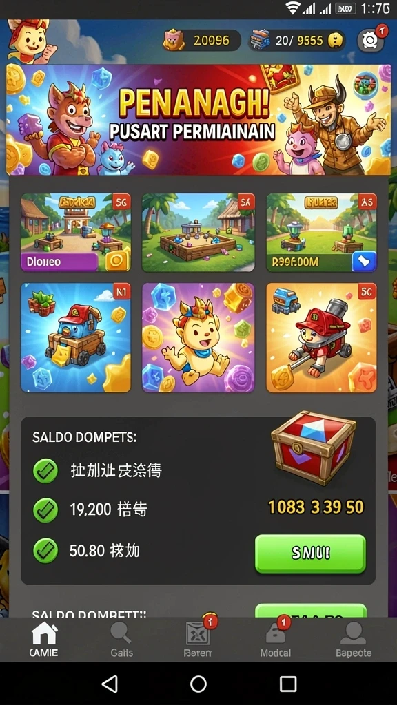 Screenshot ini menampilkan fitur kolaborasi dengan teman.
