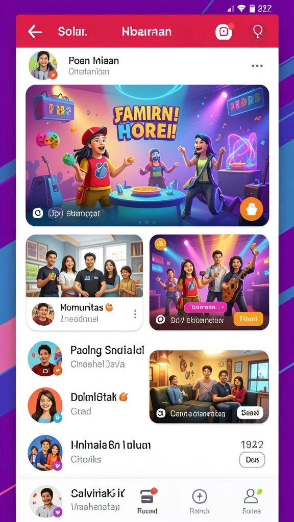 Tampilan antarmuka yang menarik di BAHAGIA777.