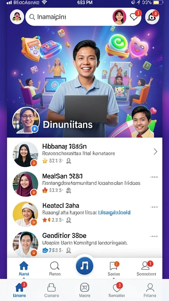 Tangkapan layar pertama menunjukkan antarmuka awal permainan yang intuitif.