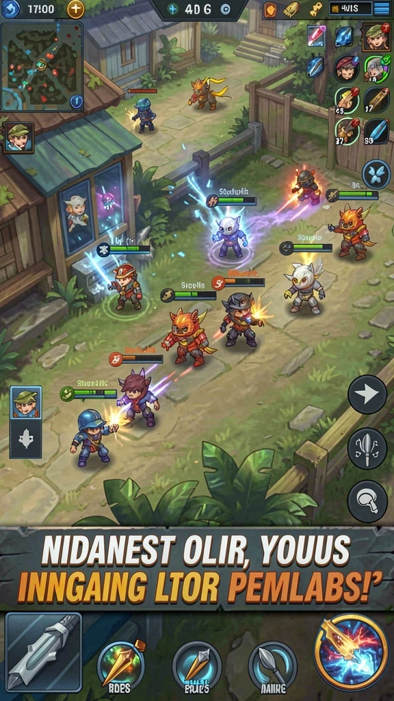 Pengguna berinteraksi dalam mode multiplayer yang seru.