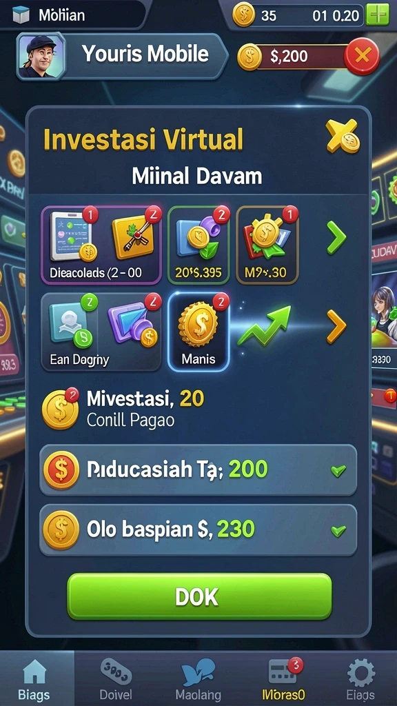 Berbagai karakter unik yang dapat dipilih untuk bermain.