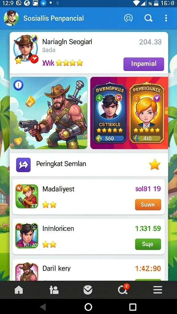 Mode multiplayer yang seru dan kompetitif.