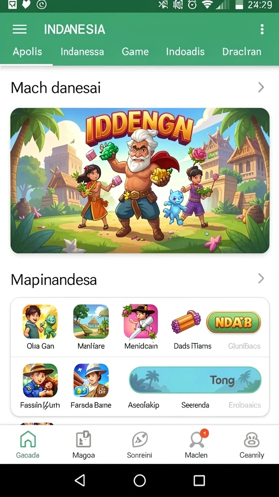 Penuhi tantangan seru di setiap level permainan.