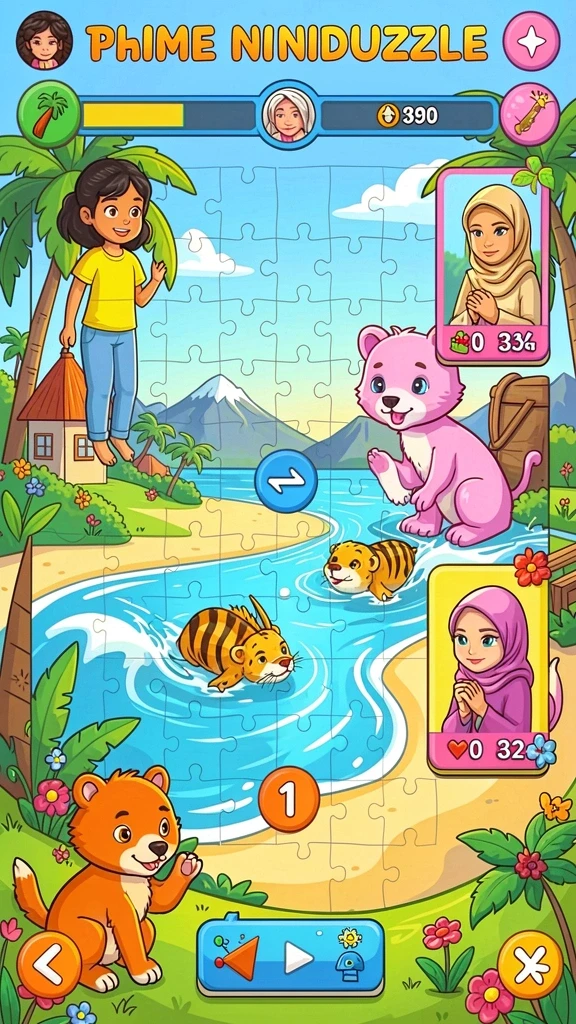 Pamerkan teman-teman Anda dalam mode multiplayer.
