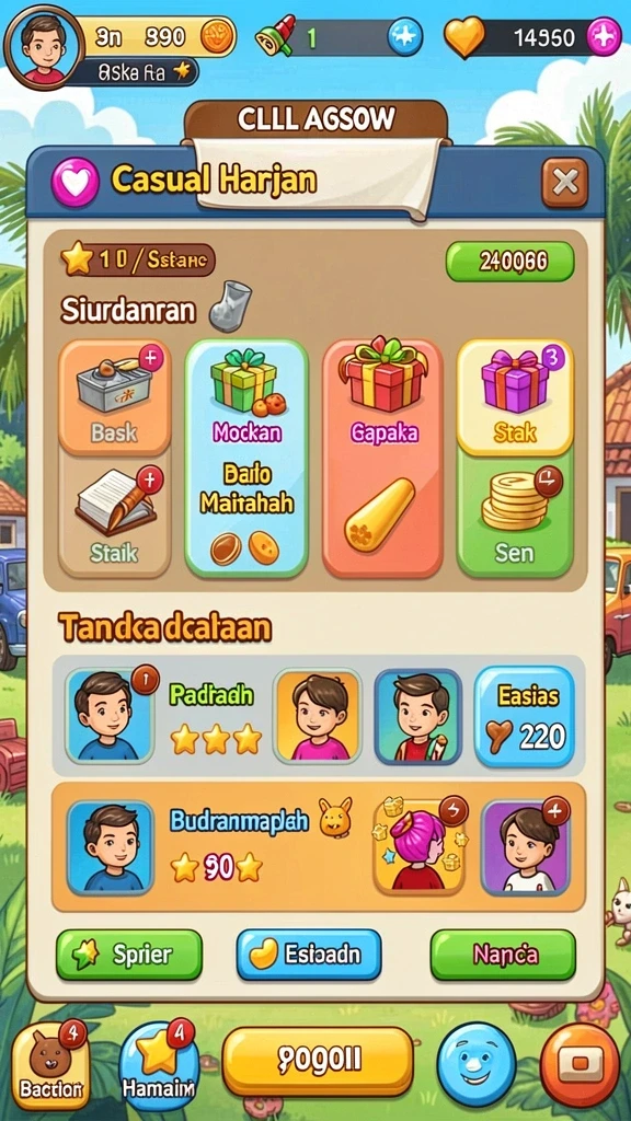 Level menantang dengan grafis yang memukau.