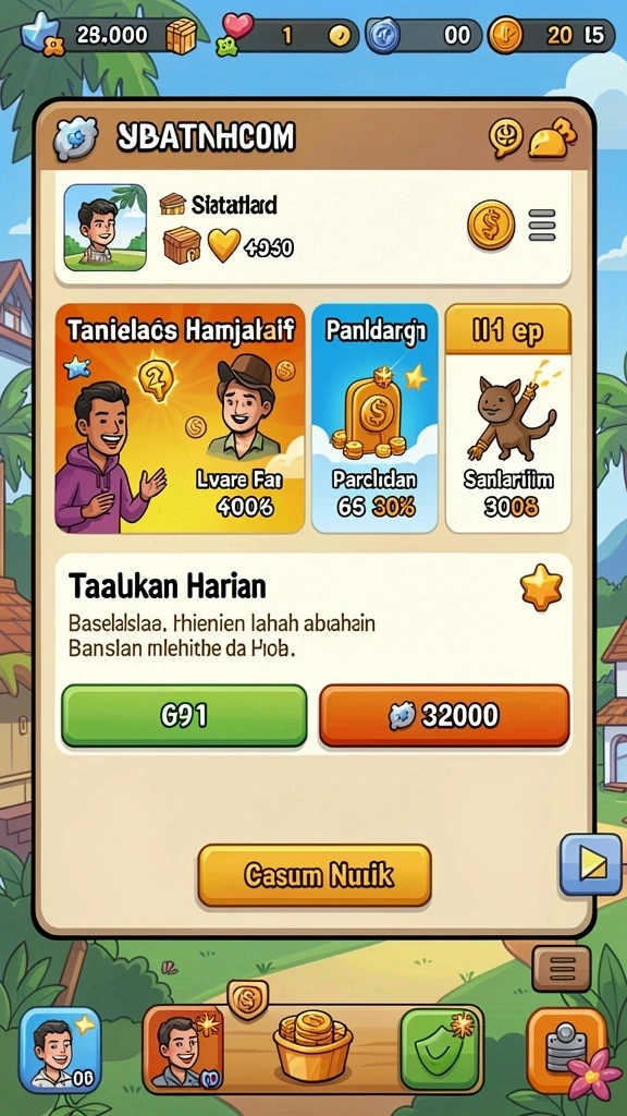 Tangkapan layar menunjukkan grafis luar biasa JKTJKT.