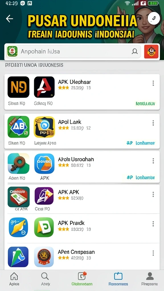 Berbagai karakter unik dengan latar belakang menarik.