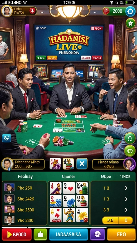 Screenshot dari antarmuka pengguna yang intuitif.