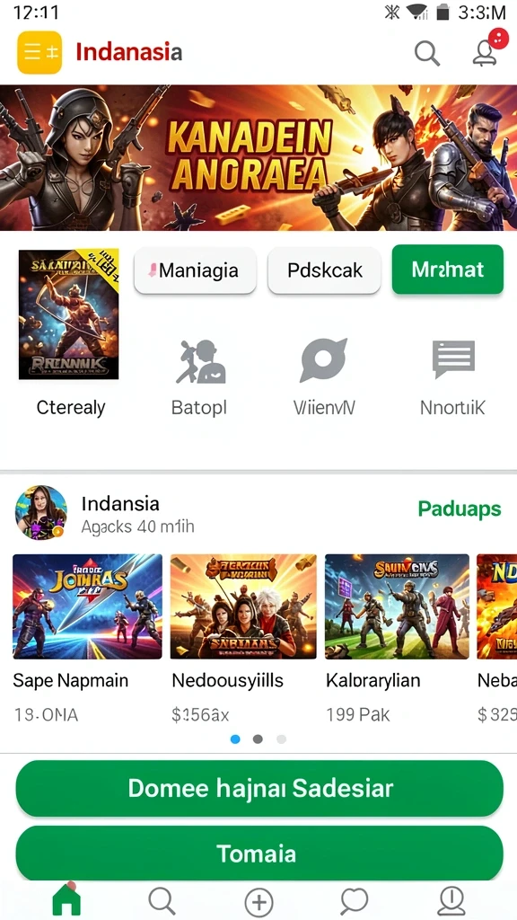 Tampilan antarmuka yang user-friendly dan menarik.