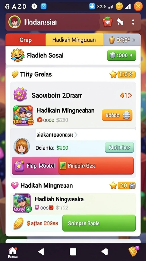 Tampilan menarik dari antarmuka NAGA889.