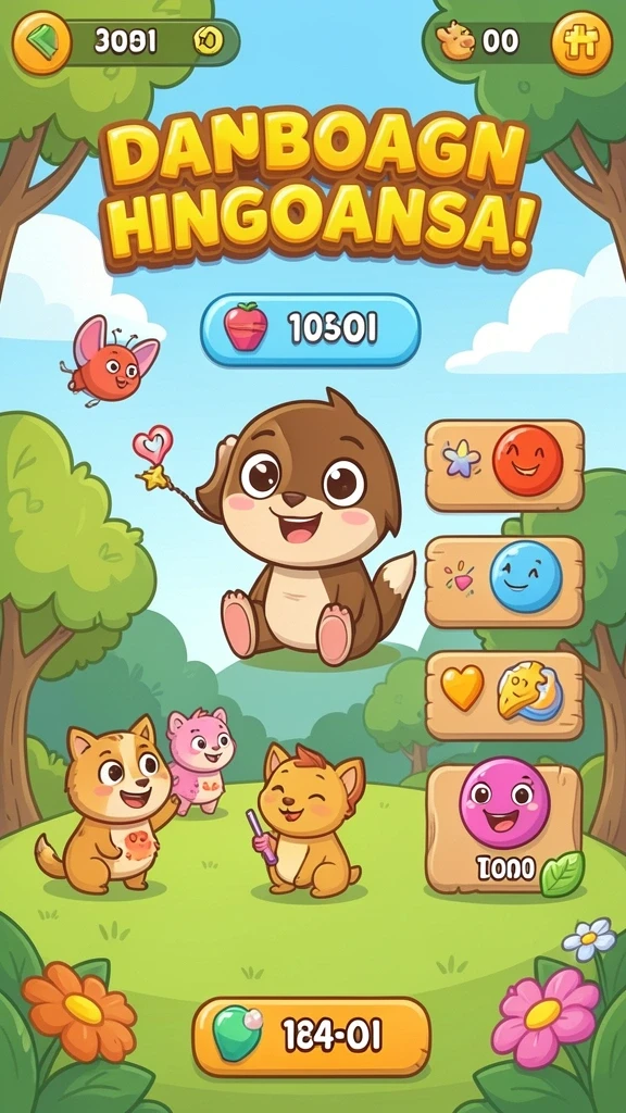 Tampilan awal game PALU4D yang menarik.