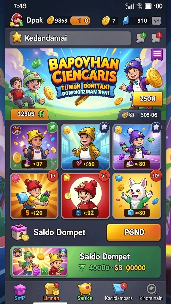 Event menarik yang diadakan secara berkala untuk pemain.
