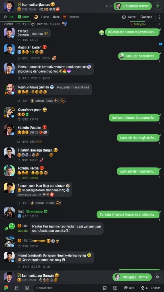 Fitur komunitas yang menghubungkan pemain.
