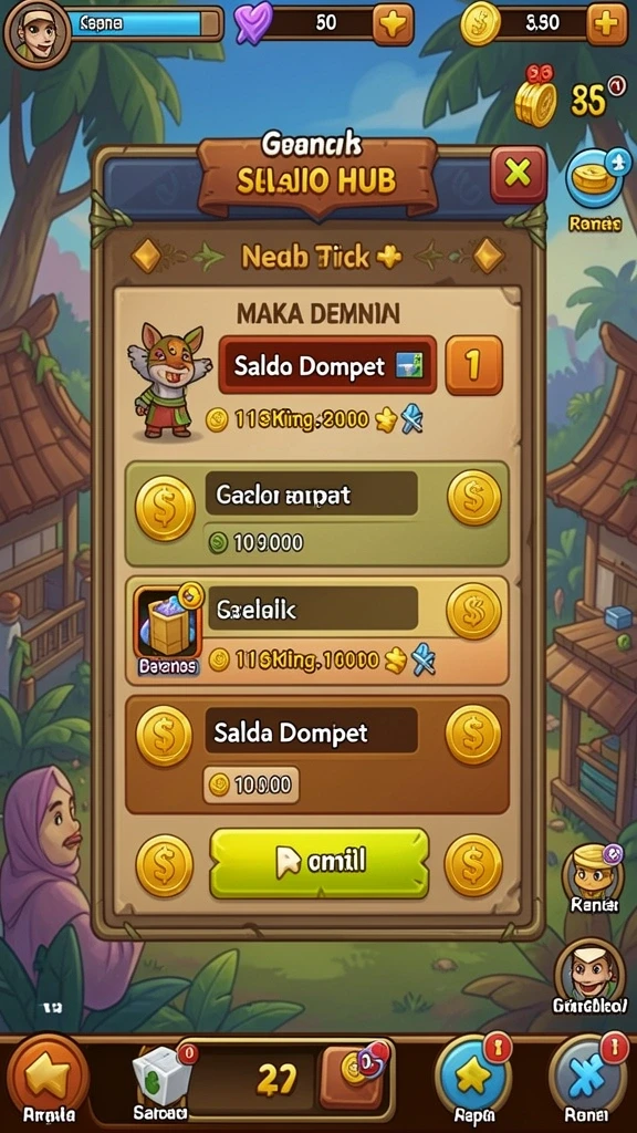 Tampilan antarmuka yang menarik dan mudah digunakan.
