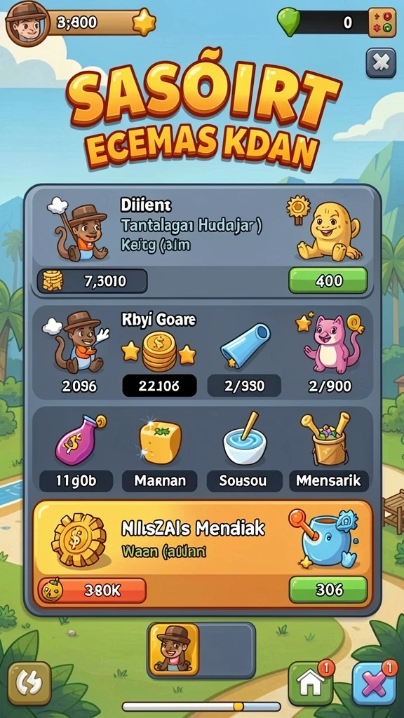 Mode turnamen yang kompetitif dan menantang.