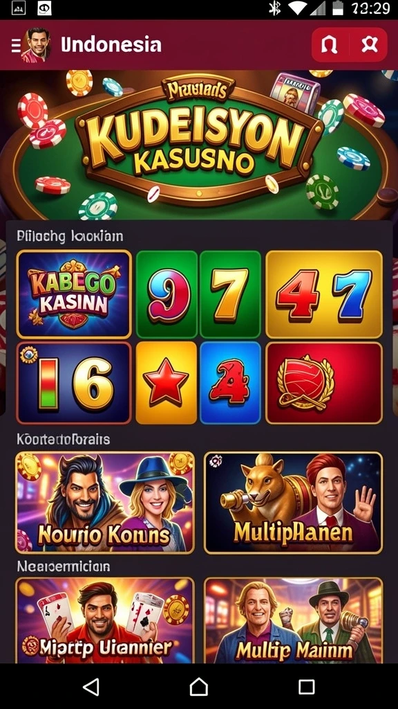 Screenshot menunjukkan antarmuka utama aplikasi VIPWIN88.