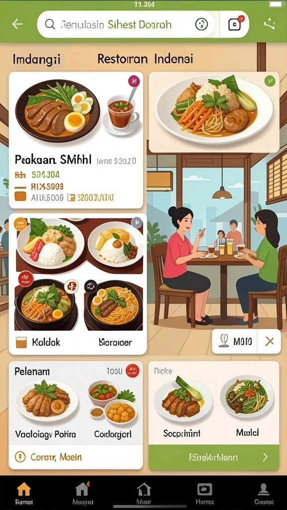 Screenshot menunjukkan grafis indah dari dunia fantasi.